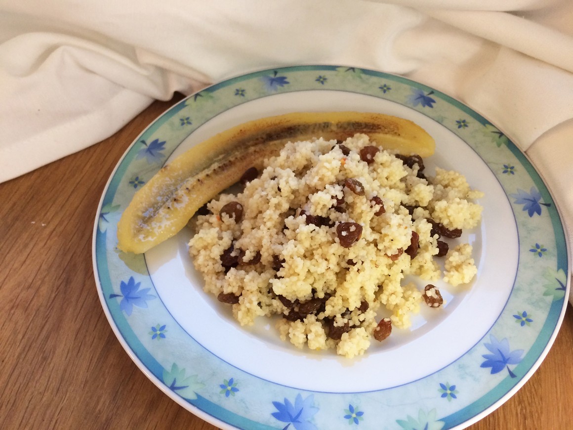 Couscous mit Rosinen - Rezept