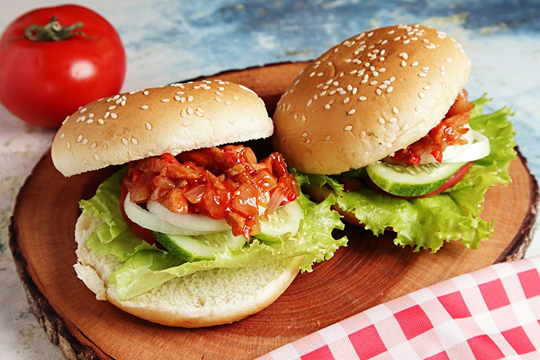 Vegane BBQ-Burger