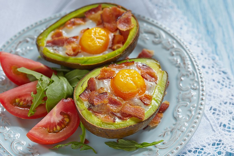 Gebackene Avocados