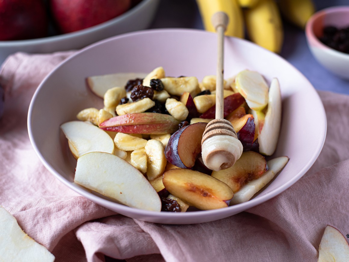 Herbstlicher Obstsalat