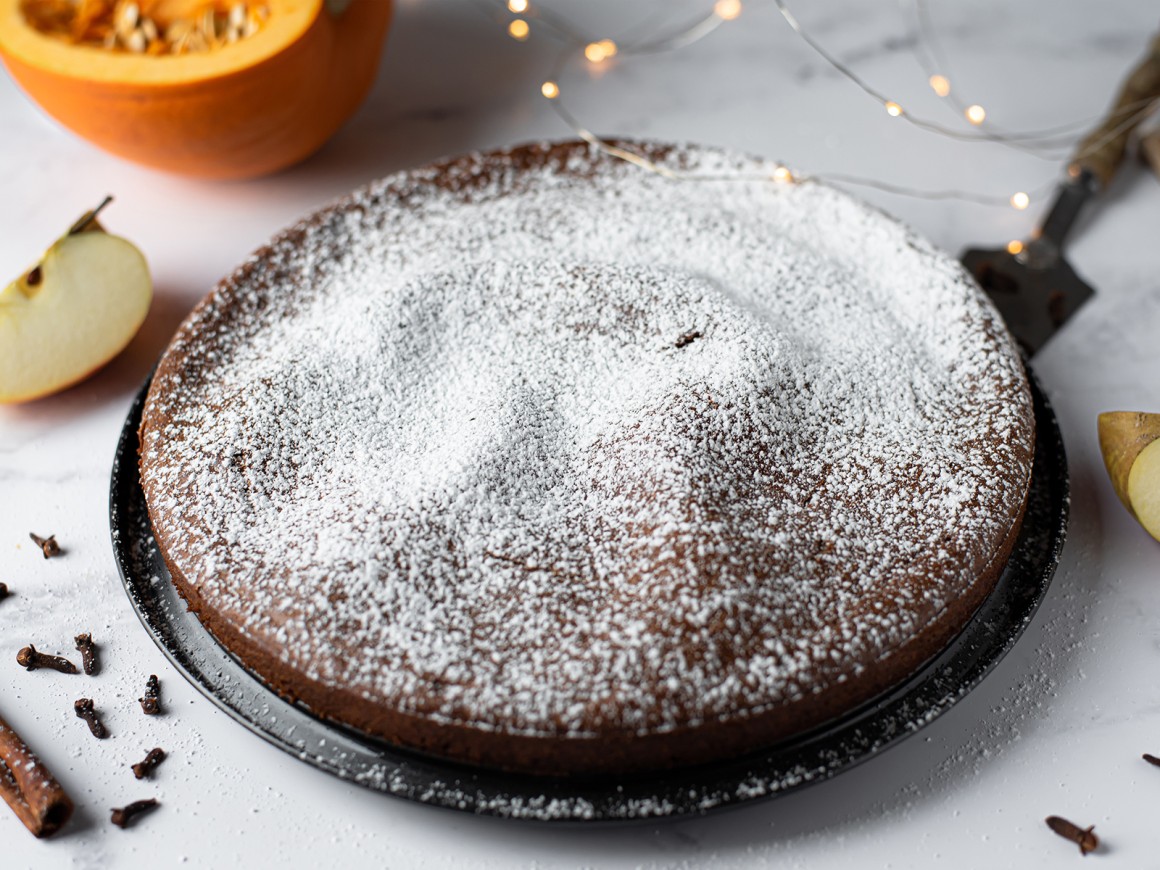 Zuckerfreier Kürbiskuchen