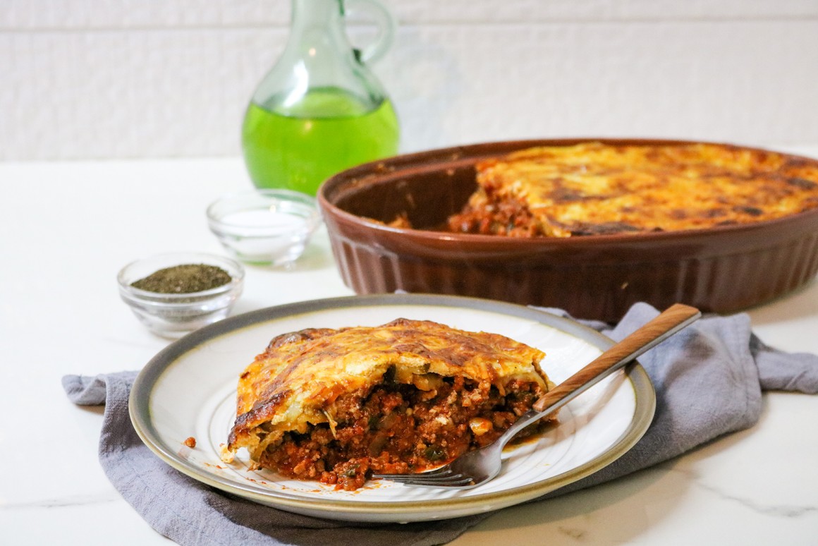 Moussaka mit Joghurt