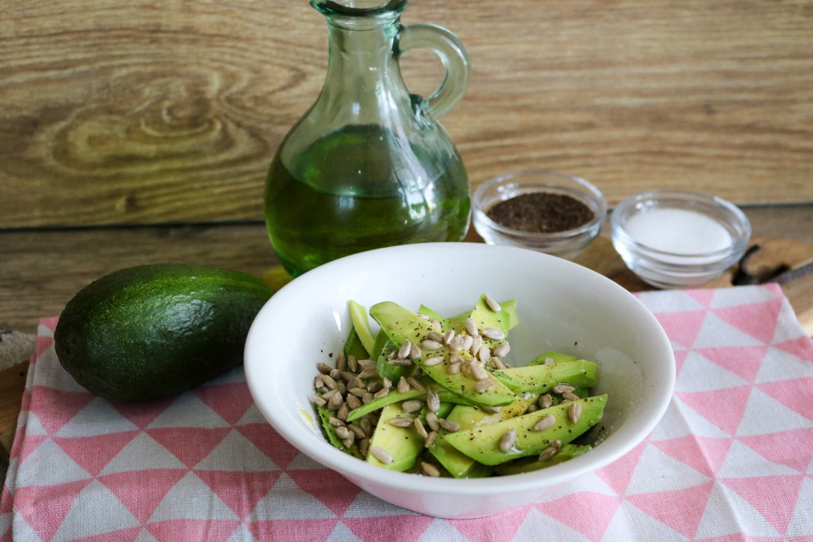 Schnelle Avocadomahlzeit
