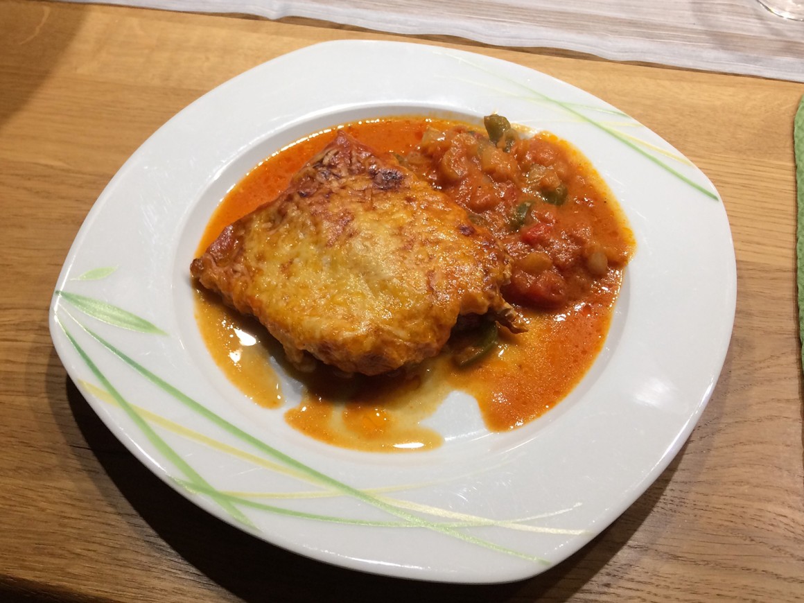 Paprikaschnitzel aus dem Ofen
