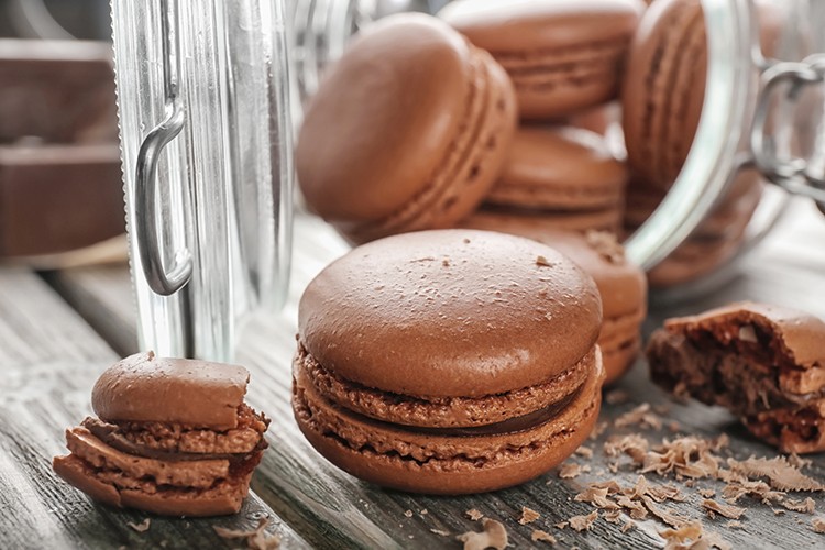 Macarones mit Schokofüllung