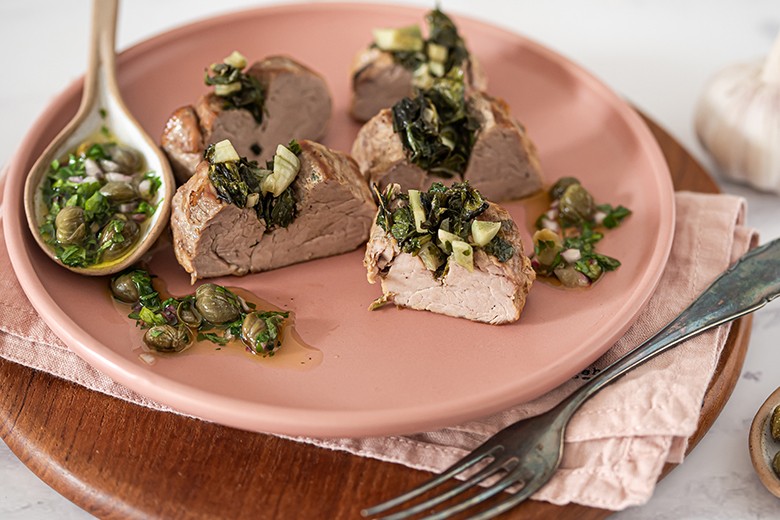 Schweinefilet mit Gremolata