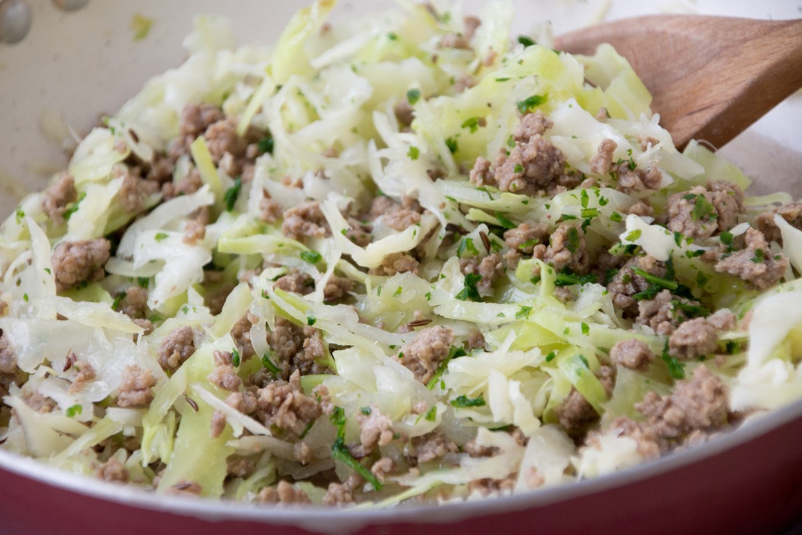 Bayrisch Kraut mit Hackfleisch