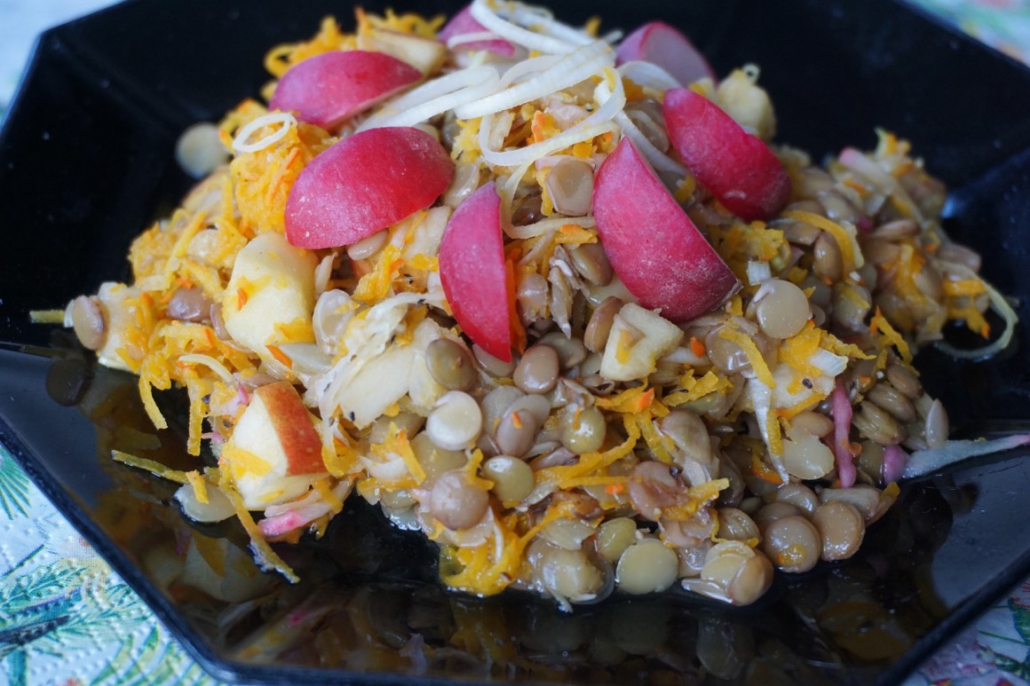 Schwäbischer Linsensalat