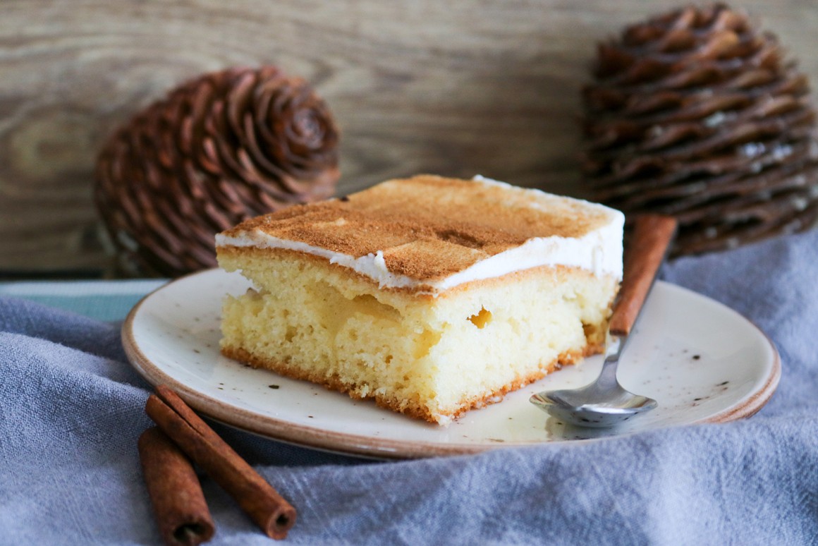 Schmandkuchen mit Zimt
