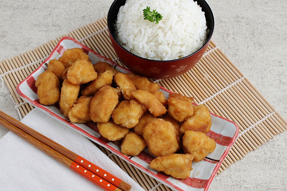 Hühnerfleisch mit japanischer Sauce