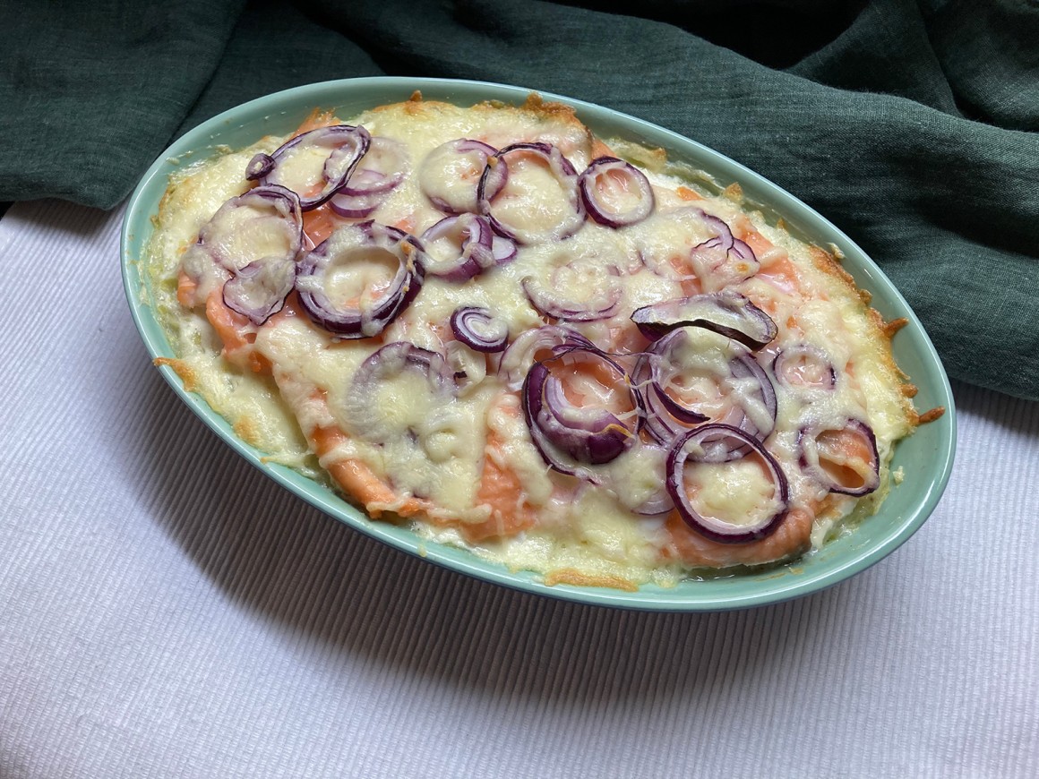 Lachs-Kartoffel-Gratin