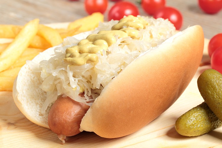 Amerikanische Hot dogs