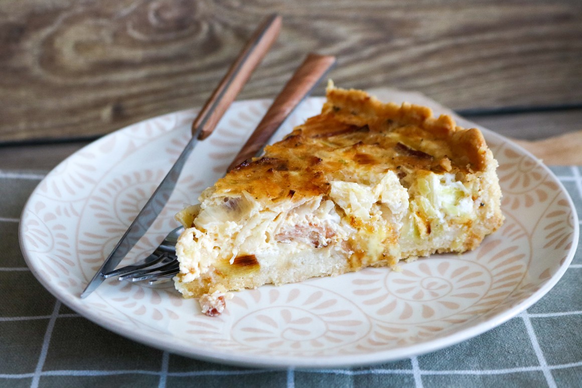 Lothringer Lauchtorte - Rezept
