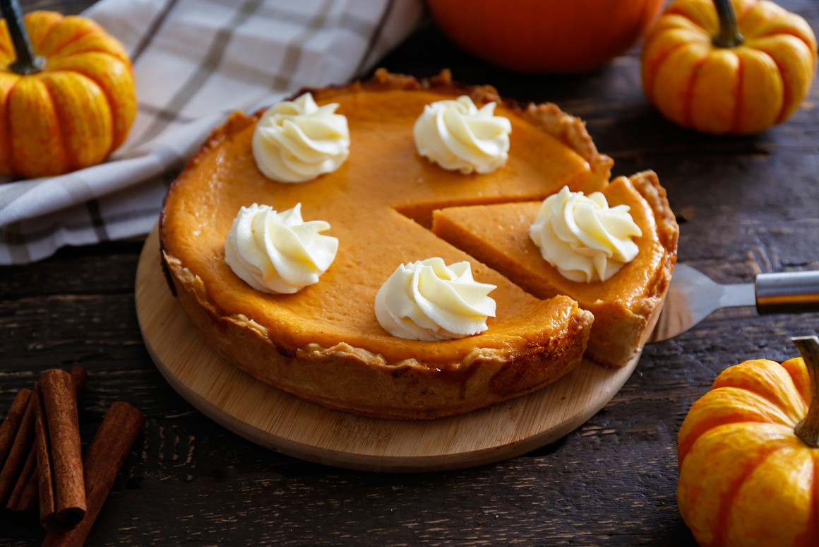 Amerikanischer Pumpkin Pie