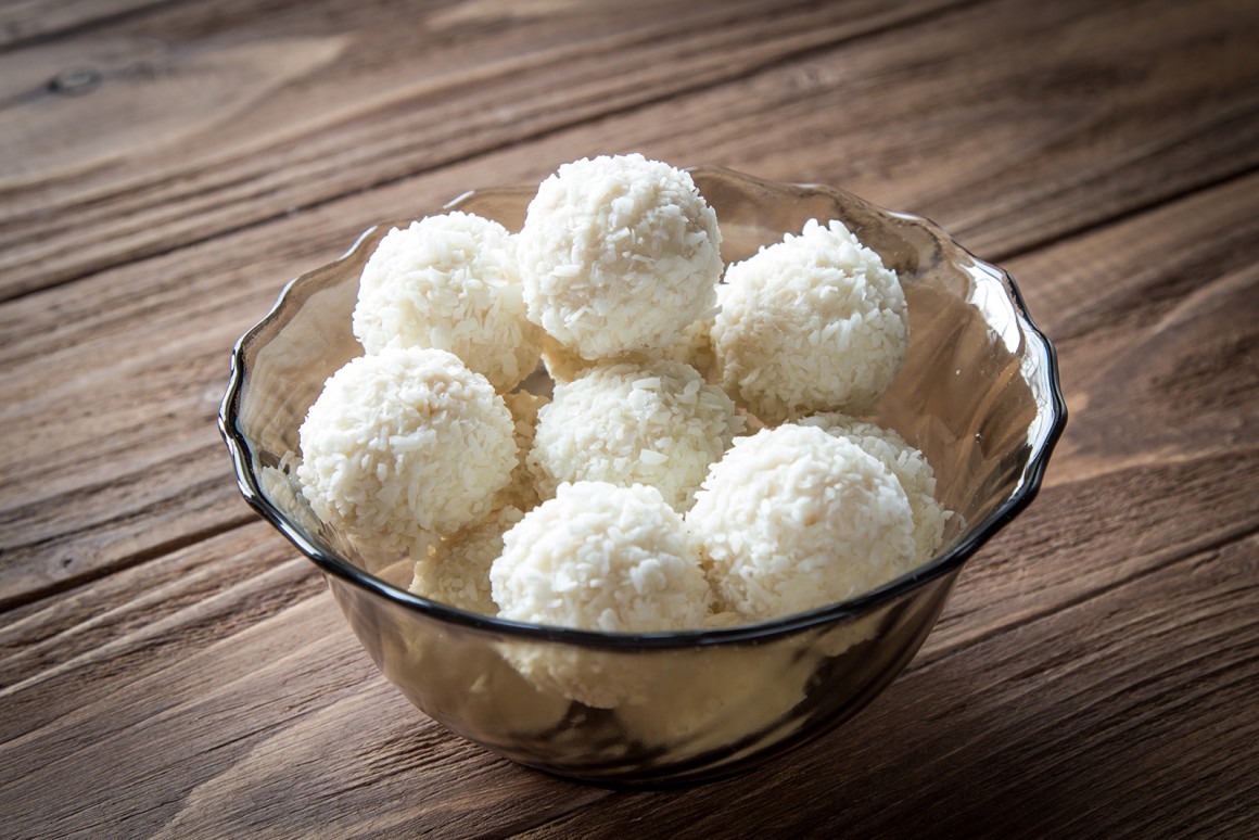 Kokospralinen - Rezept