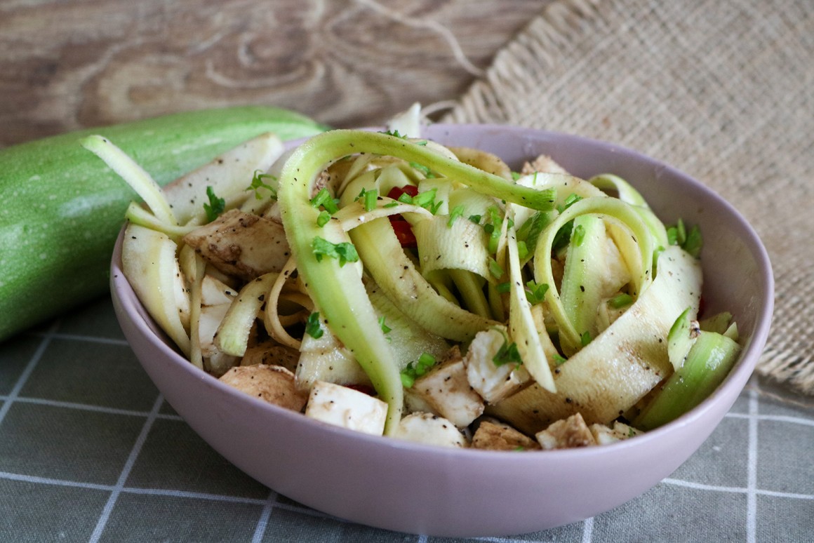 Schneller Zucchini-Salat