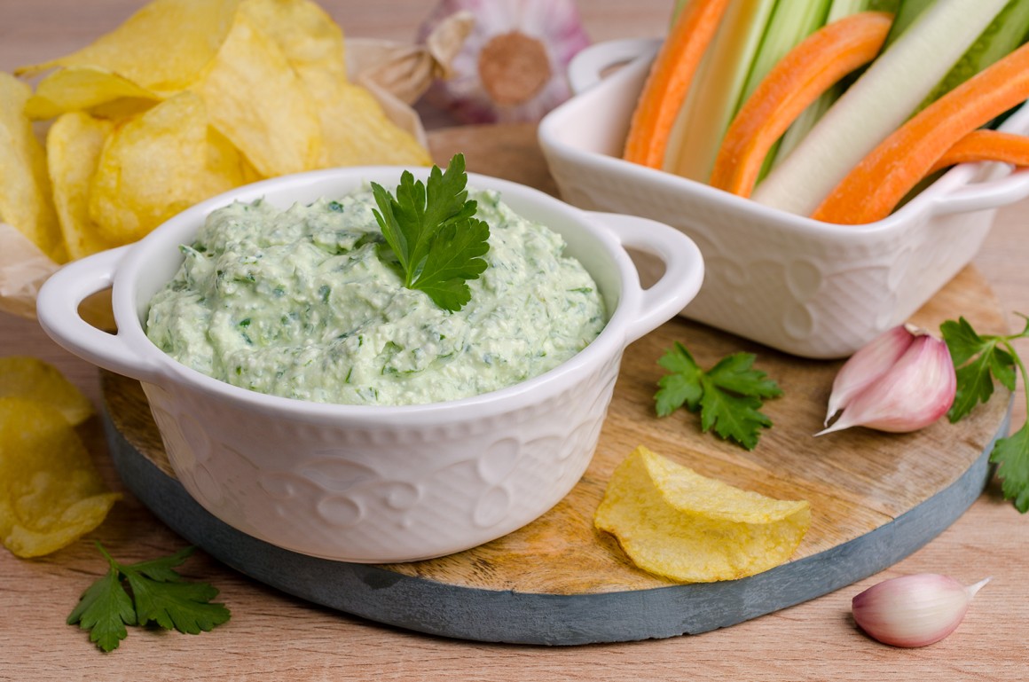 Knoblauchquark