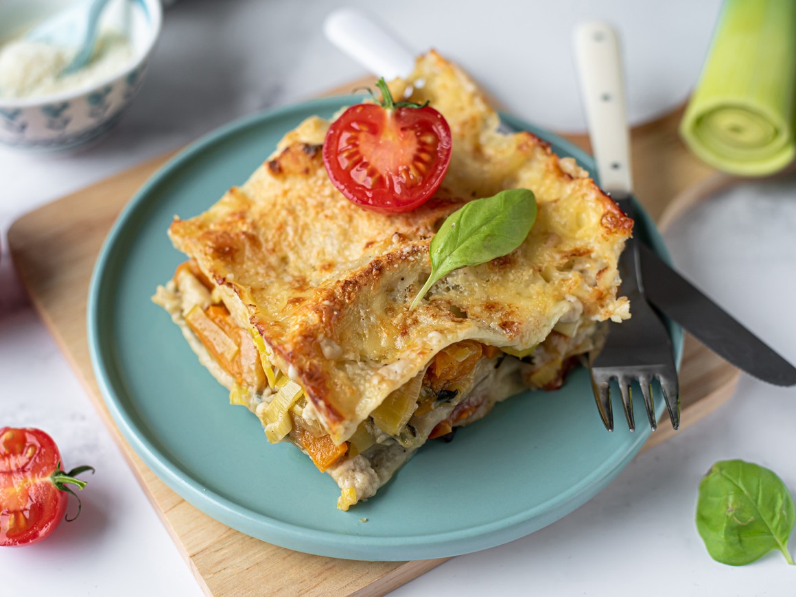 Kürbis-Zucchini-Lasagne