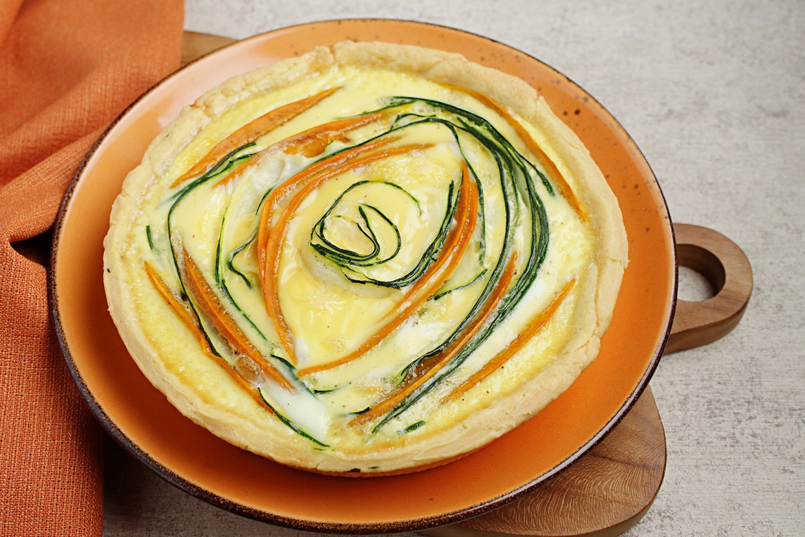 Kürbis-Zucchini-Quiche
