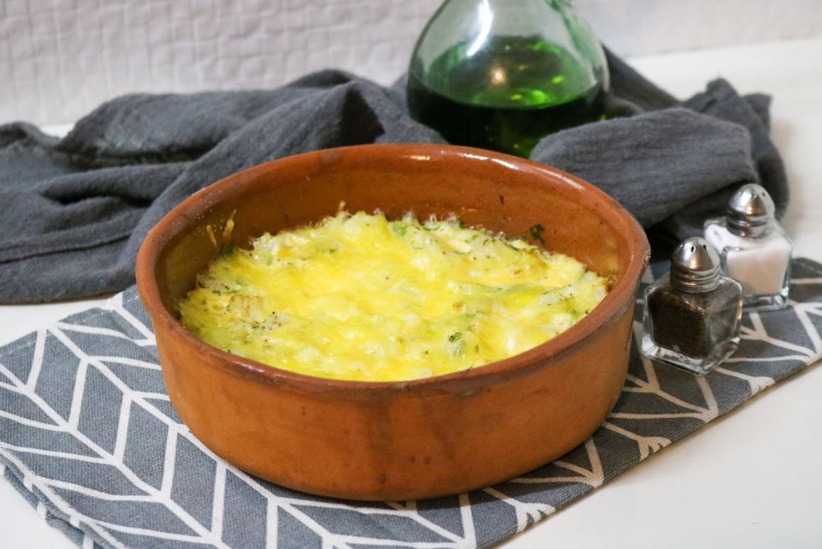Blumenkohlauflauf mit Ei - Rezept