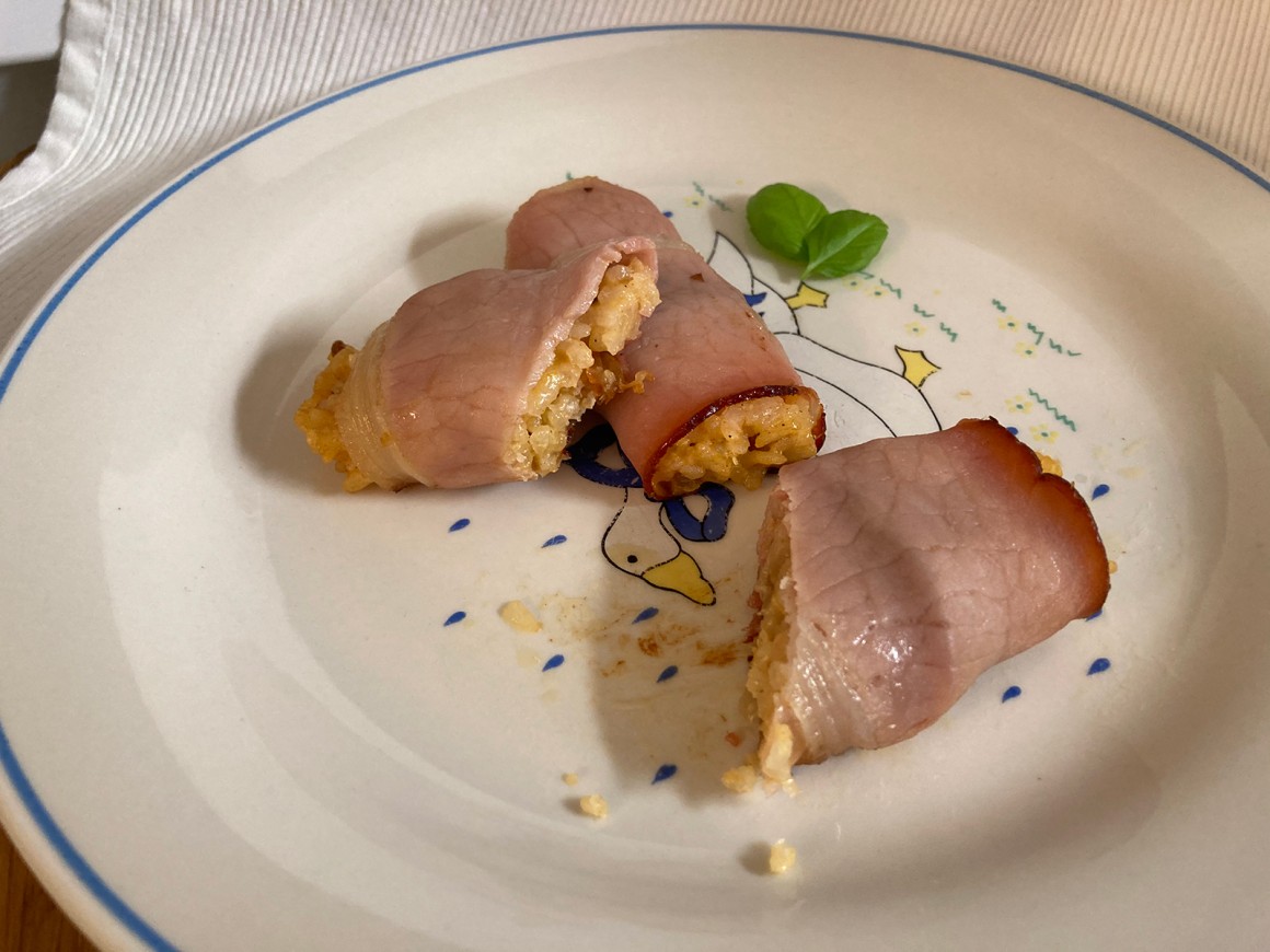 Risotto-Röllchen