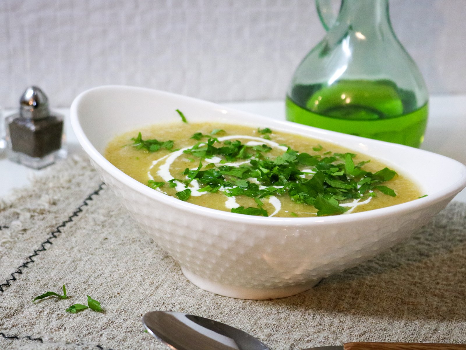 Vegane Rosenkohlsuppe - Rezept