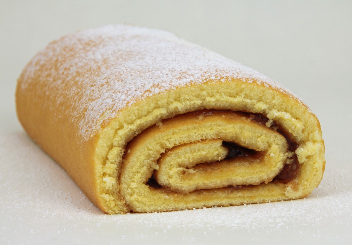 Roulade mit Aprikosenfüllung
