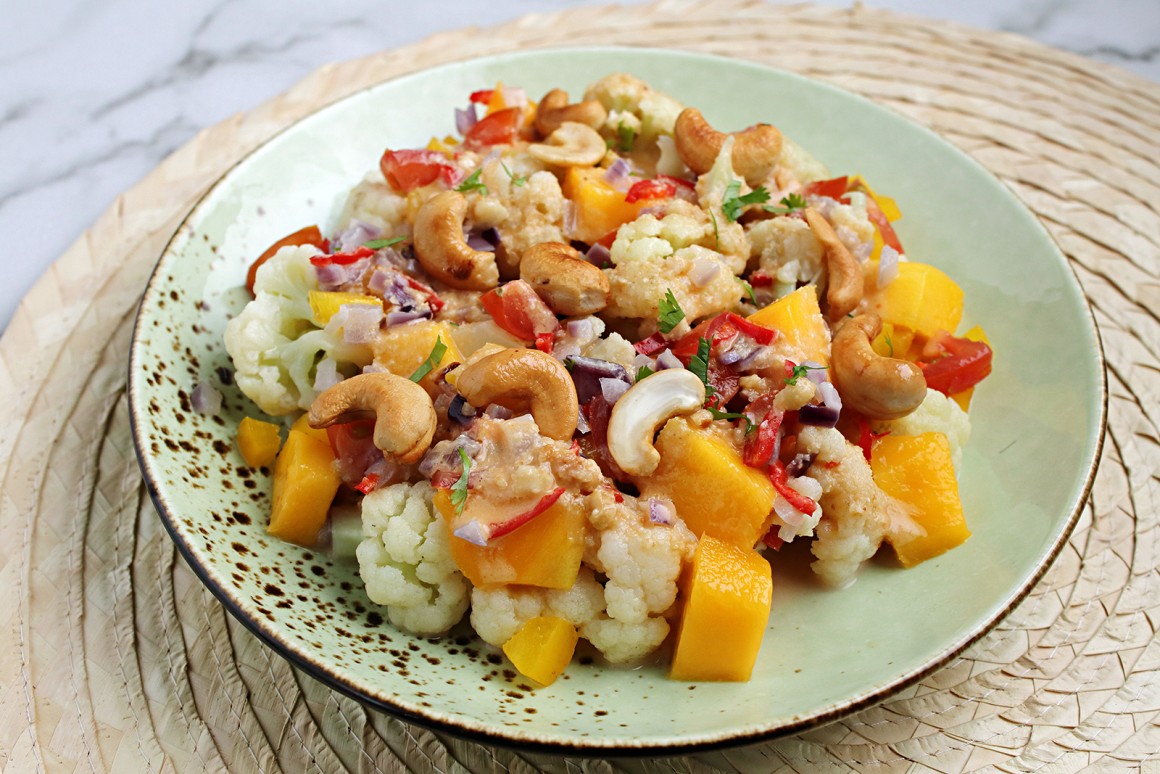 Asiatischer Blumenkohlsalat