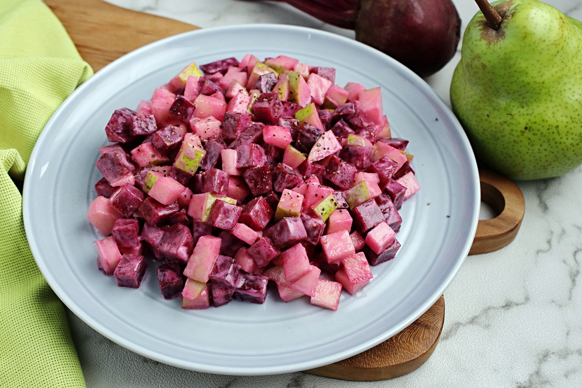 Rote Bete Salat mit Birne
