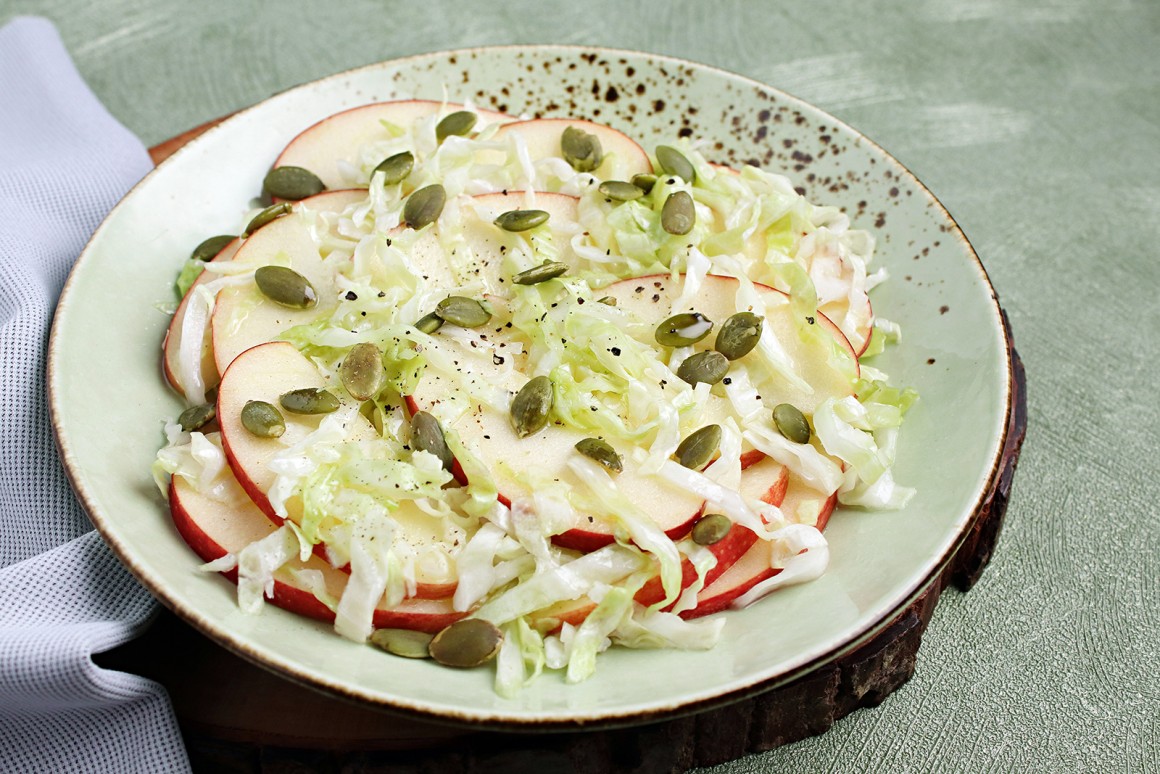 Apfel-Spitzkohl-Salat