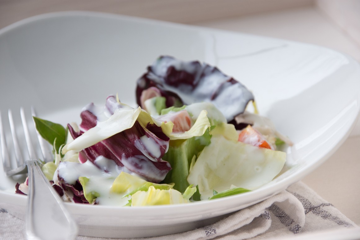 Kokosmusdressing mit Orange
