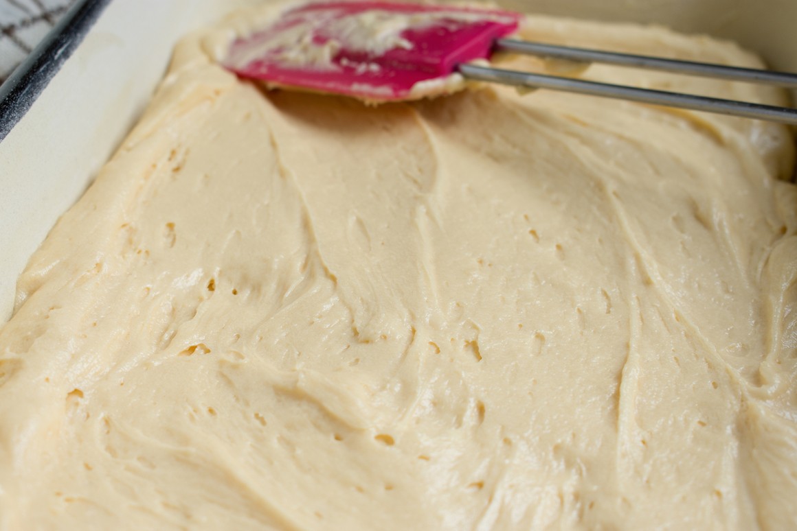 Veganer, herzhafter Rührteig