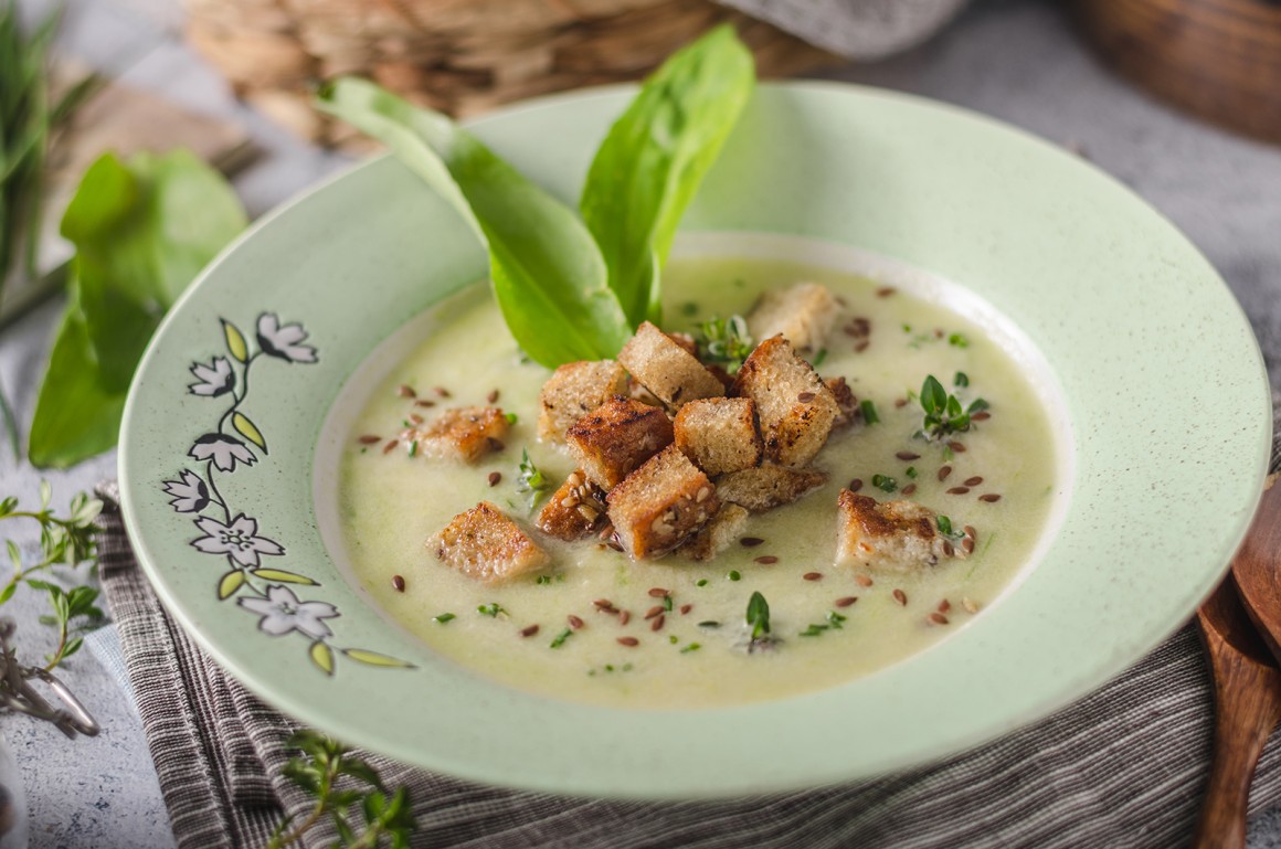 Bärlauchsuppe mit Kartoffeln - Rezept