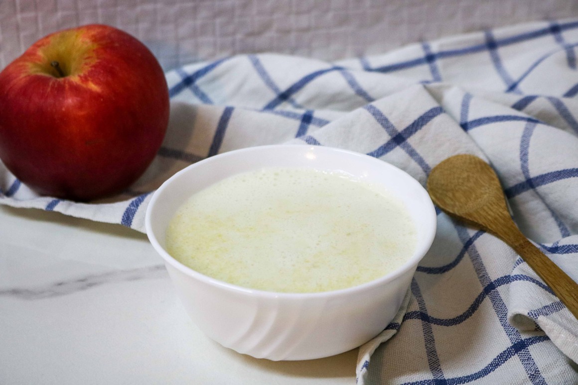 Abendbrei mit Hirse, Apfel und Fenchel