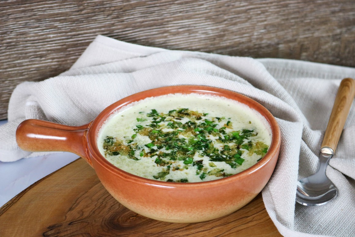 Selleriecremesuppe mit Ingwer