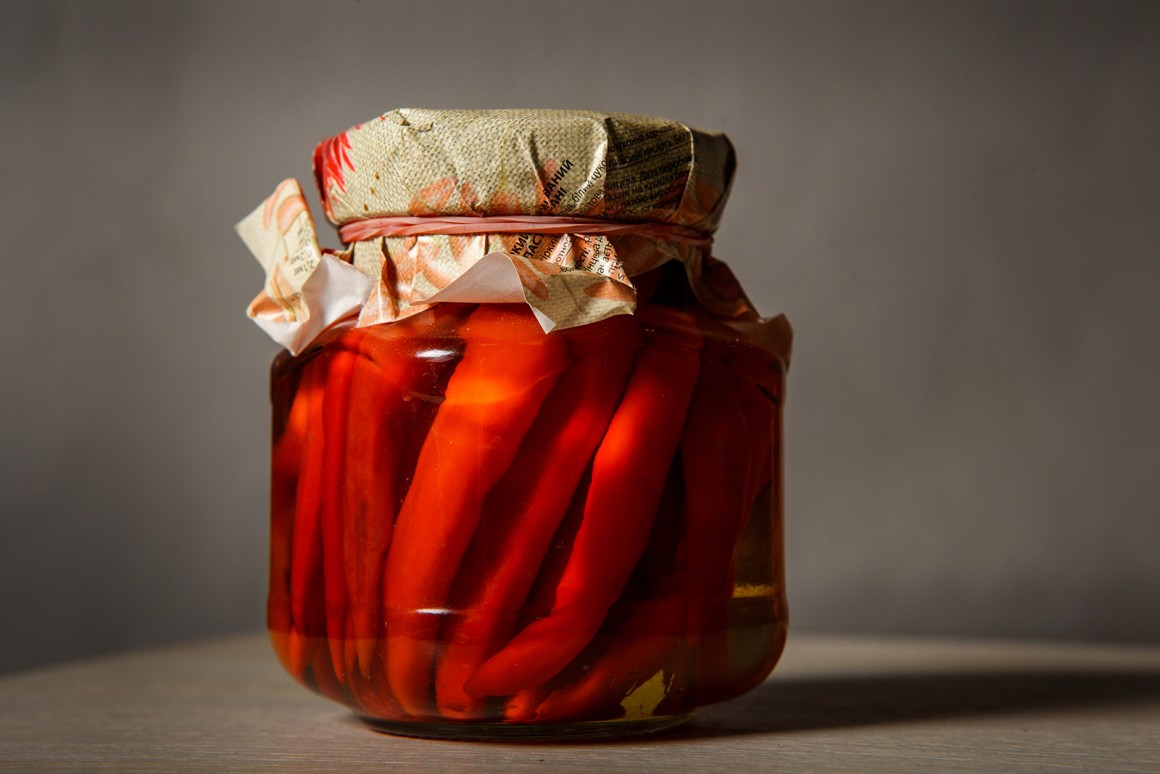 Eingelegte Chili