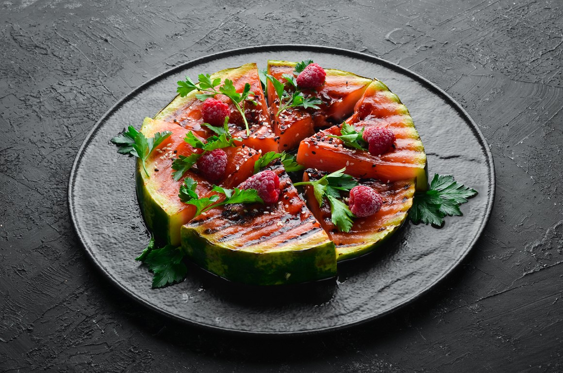 Melone vom Grill