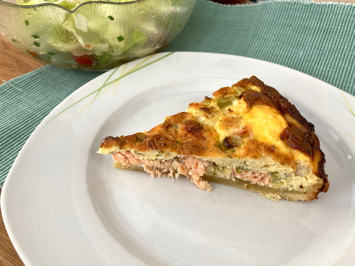 Quiche Lorraine mit Lachs