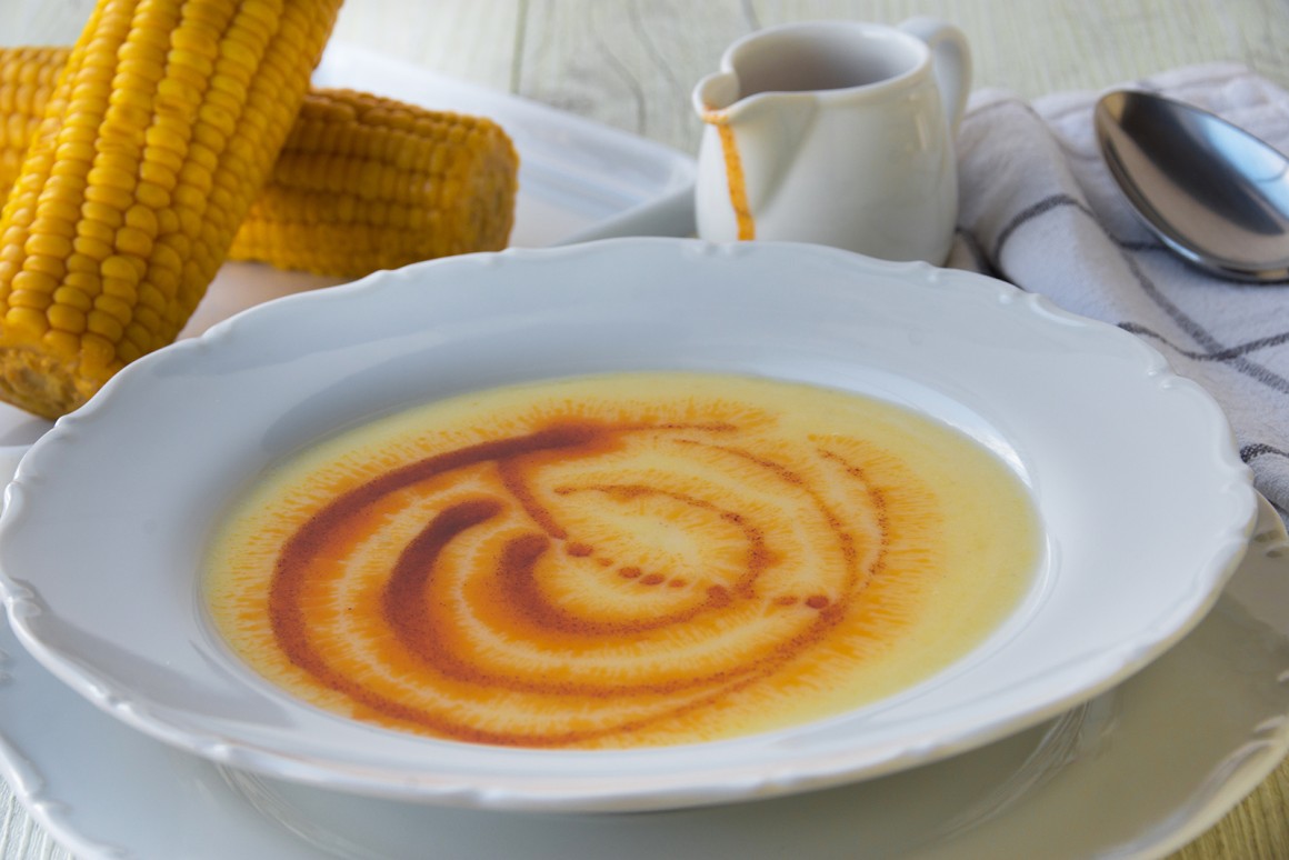 Einfache Maiscremesuppe