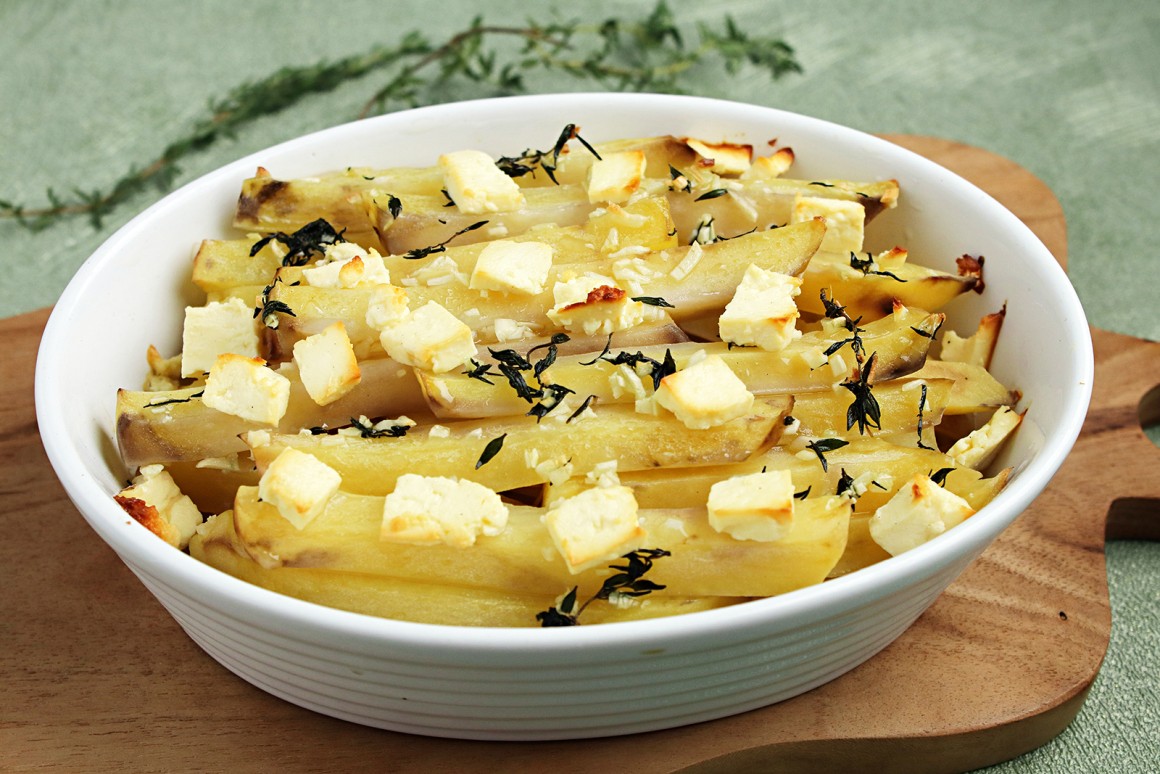 Thymian-Kartoffeln mit Feta