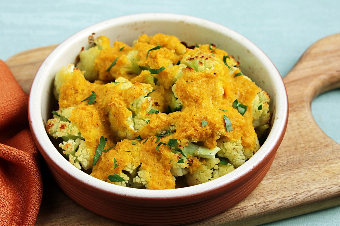 Veganer Blumenkohlauflauf