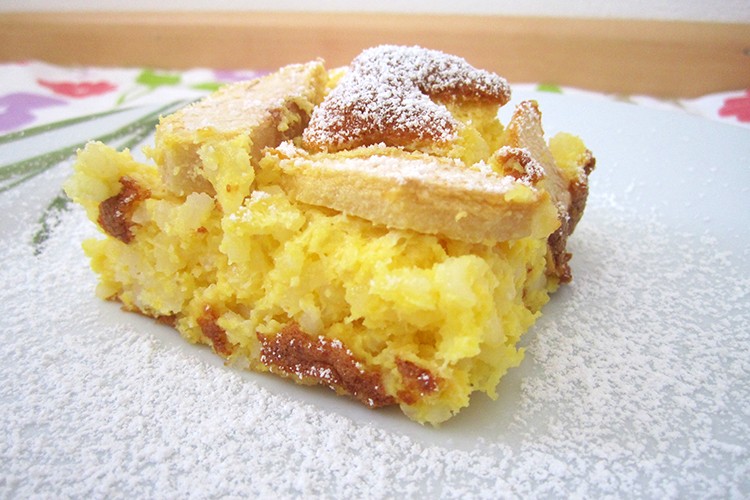 Reisauflauf mit Apfel