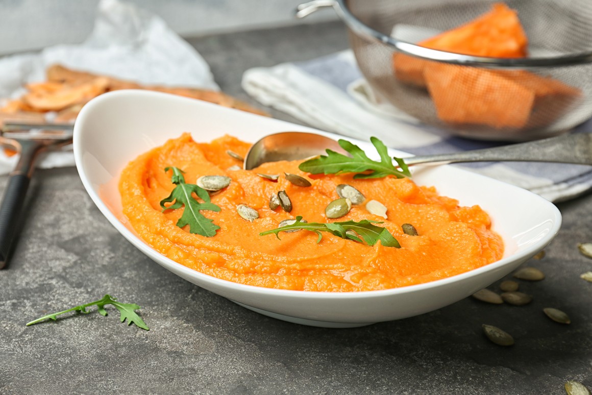 Veganes Süßkartoffelpüree