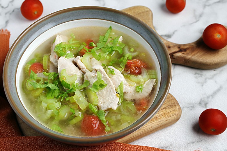Gemüsetopf mit Hähnchenfleisch