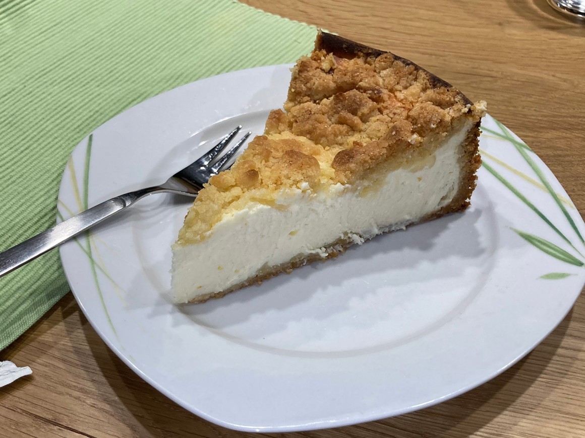 Quarkkuchen mit Streuseln
