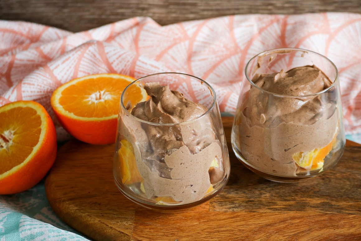 Schokocreme mit Orangen