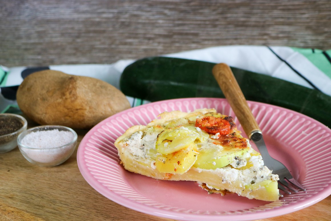 Kartoffel-Zucchini Quiche