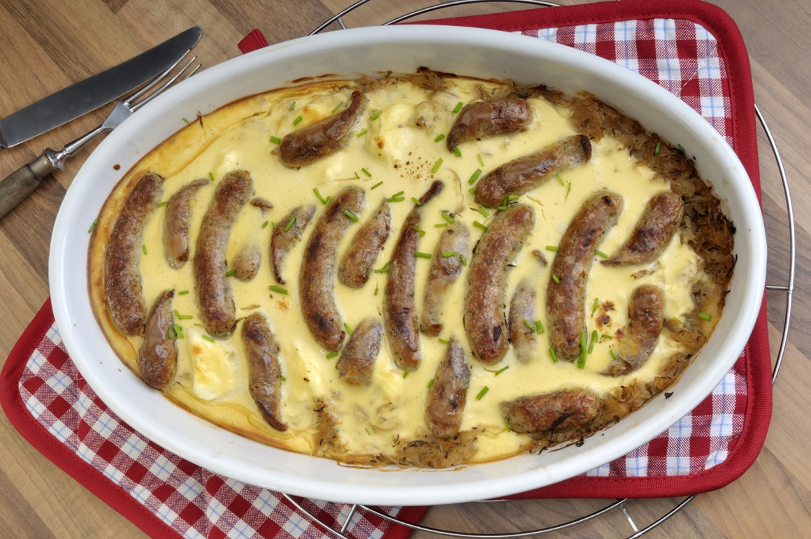 Nürnberger Sauerkraut mit Schmand