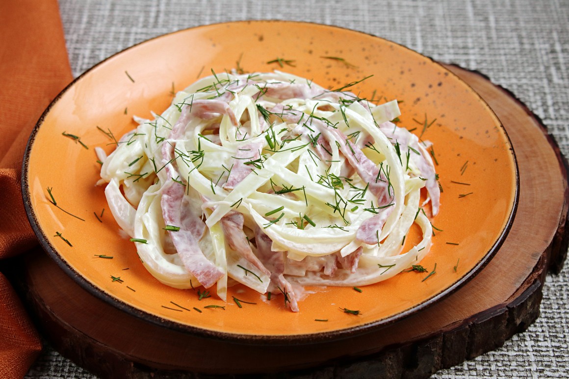 Gekochter Fenchelsalat