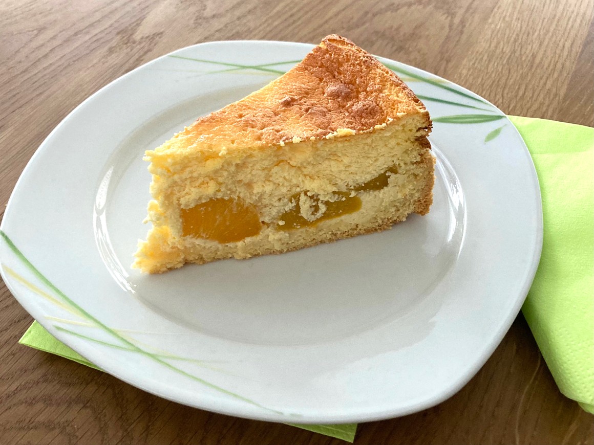 Pfirsich-Käsekuchen
